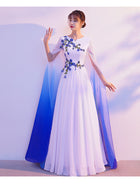 White blue gradient