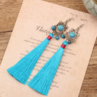 Blue Tassel Ring