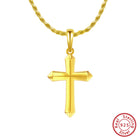 18K Gold Single Pendant