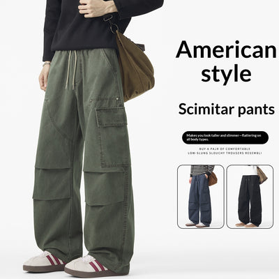 Pantalon de travail droit ample et élégant pour homme
