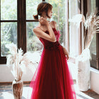 Burgundy midwaist midlength