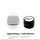 Solid adhesive and eggshell la