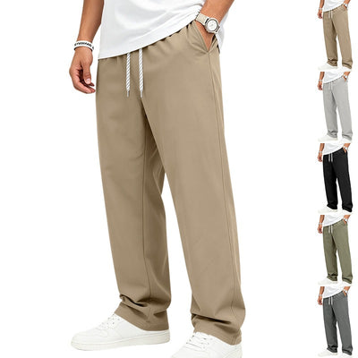 Pantalon droit décontracté, ample et respirant, pour le travail et les loisirs