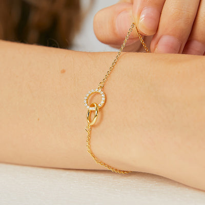 Bracelet chaîne fine ronde élégant pour femme