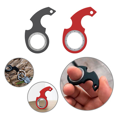 Porte-clés hand spinner créatif, jouet anti-anxiété anti-stress, porte-clés spinner décapsuleur, jouet pour enfants