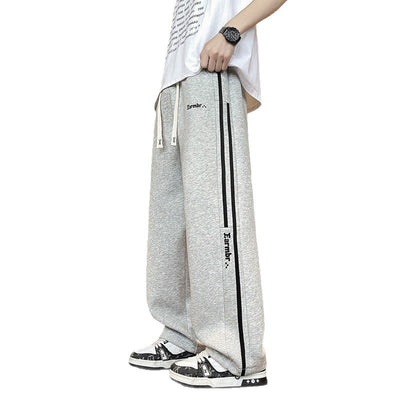Pantalon de jogging ample à jambe droite pour jeunes