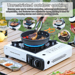 Portable Gas Camping Stove, 2.2kW Outdoor Cooker with Full Kit (Pot Stand & Carry Case)