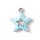 Blue White Plated