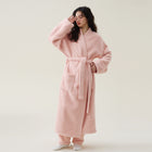 Women Pink Bathrobe