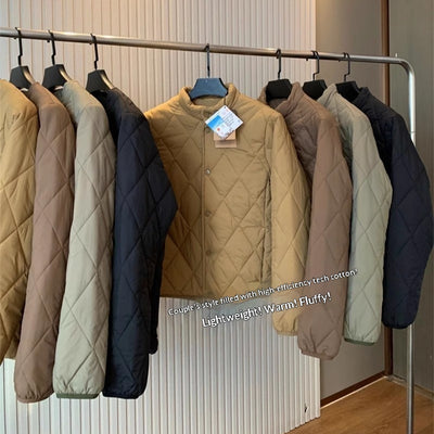 Veste matelassée chaude, style rétro
