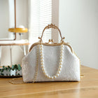 White Thick Bead Necklace